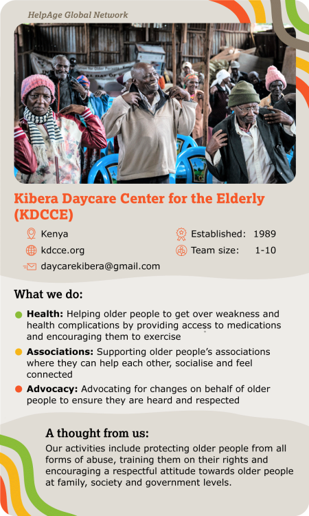 Kibera Day Care Centre for the Elderly (KDCCE)