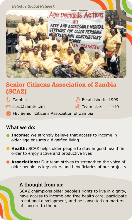 Senior Citizens Association of Zambia (SCAZ)