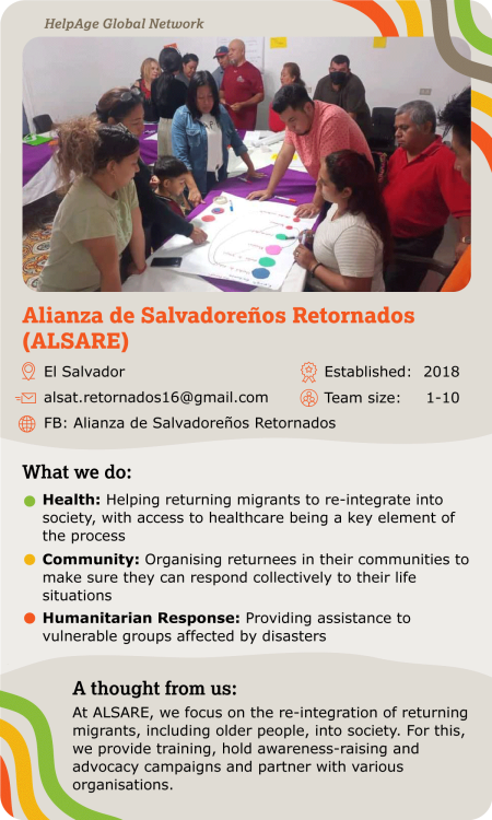 Asociación Alianza de Salvadoreños Retornados (ALSARE)