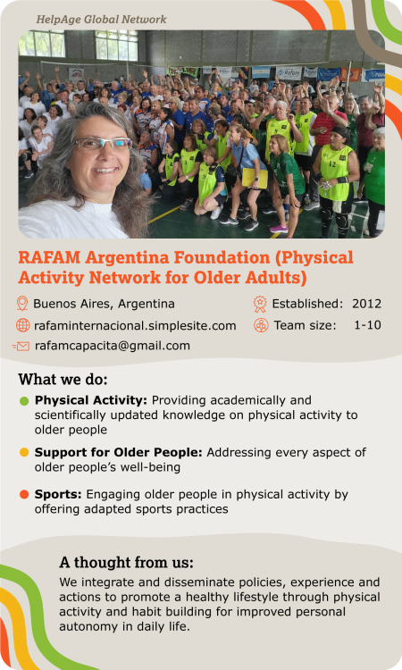 RAFAM Argentina Foundation (Physical Activity Network for Older Adults)
